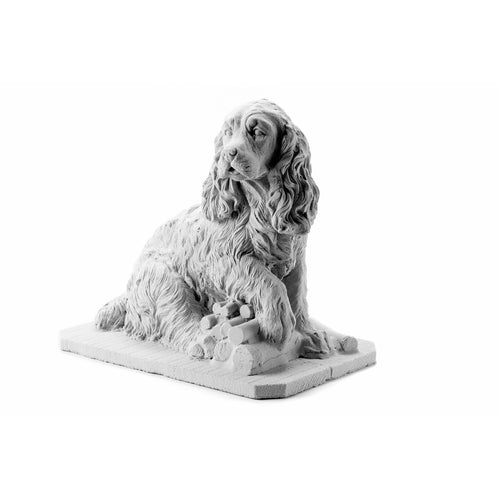 Springer Spaniel - Stone dogs- Signature Statues - Made in England, UK