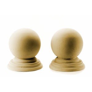 Large Tiered and Fluted Finial (2) - Stone Finials - Signature Statues- Made in England, UK 