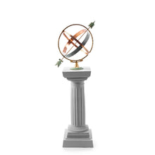 Load image into Gallery viewer, Verdi Green Traditional Roman Column Armillary - Armillaries - Signature Statues - Made in England, UK