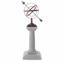 Load image into Gallery viewer, Western Hemisperian Roman Column Armillary- Armillaries - Signature Statues - Made in England