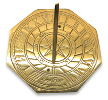 Load image into Gallery viewer, Time Flies Octagonal - Sundials - Signature Statues - Made in England, UK