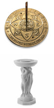 Load image into Gallery viewer, Three Graces Sundial Plinth - Sundial - Signature Statues - Made in England