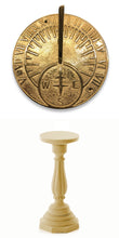 Load image into Gallery viewer, Brass Sundial - Sundial Plinth - Sundial - Made in England - Signature Statues