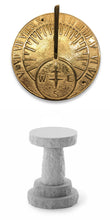Load image into Gallery viewer, Brass Sundial - Sundial Plinth - Sundial - Made in England - Signature Statues