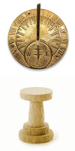 Load image into Gallery viewer, Large Round Compass Sundial - Sundial - Sundial Plinth - Signature Statues