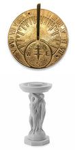 Load image into Gallery viewer, Large Round Compass Sundial - Sundial - Sundial Plinth - Signature Statues