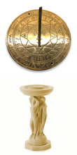 Load image into Gallery viewer, Three Graces Sundial Plinth