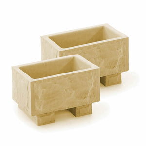Small Stone troughs (inc feet) - Stone troughs - Signature Statues - Made in England, UK  - Stone Trough Planter