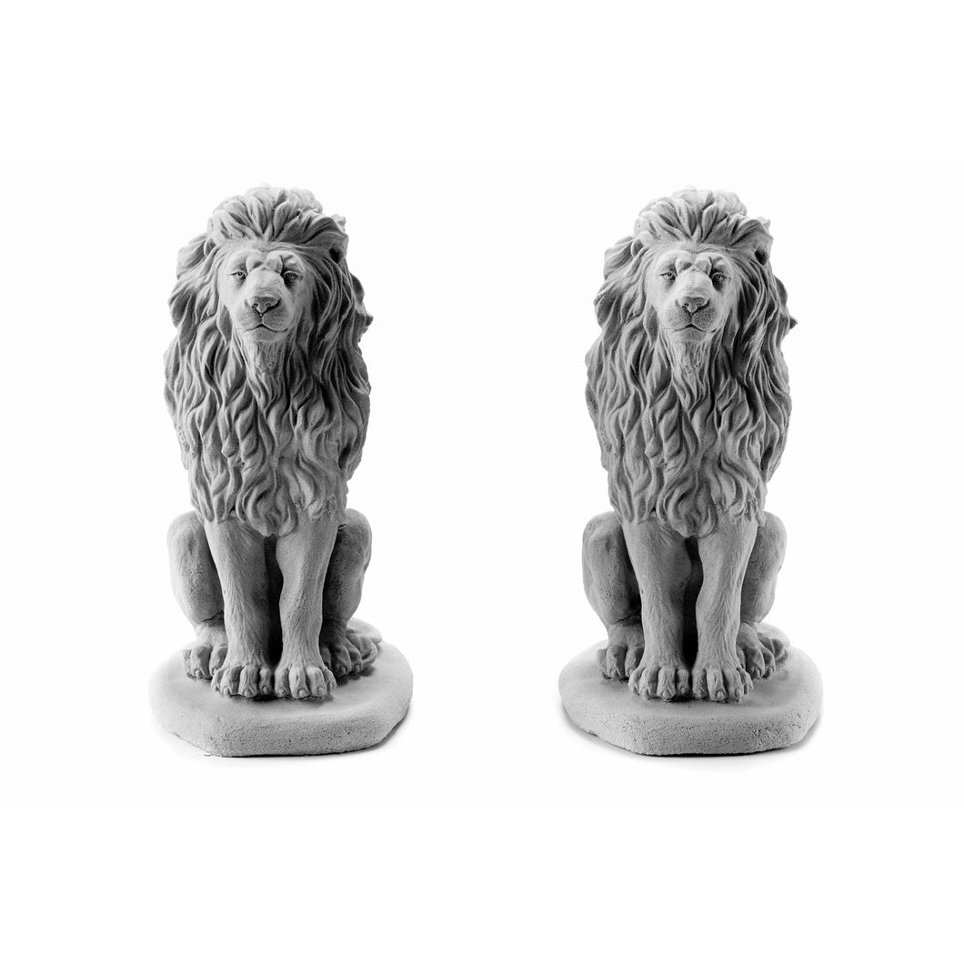 Serengeti Lions - Stone Animal Statues - Signature Statues - Made in England, UK 