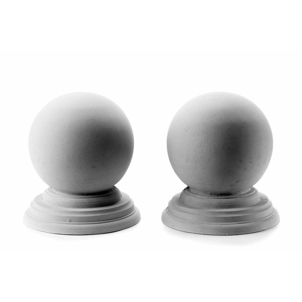 Large Tiered and Fluted Finial (2) - Stone Finials - Signature Statues- Made in England, UK 