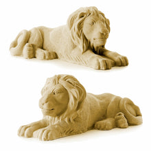 Load image into Gallery viewer, Kenyan Lion Statues Pair - Animal Statues - Signature Statues - Made in England ,UK Garden Lion Stone Statues
