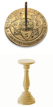 Load image into Gallery viewer, Brass Sundial - Sundial Plinth - Sundial - Made in England - Signature Statues