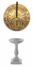 Load image into Gallery viewer, Large Round Compass Sundial - Sundial - Sundial Plinth - Signature Statues