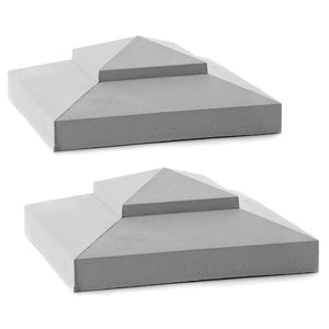 Large Pointed Caps Pair - Signature Statues - Made in England, UK