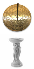 Load image into Gallery viewer, Three Graces Sundial Plinth